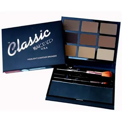 9 In 1- Make Up Contour + Bronzer & Highlight Palette