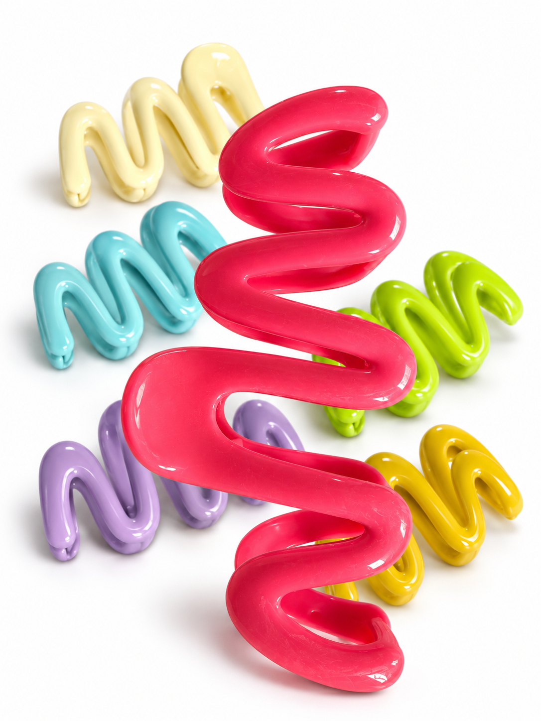 Zig zag hair clip