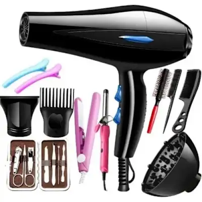 Hair Dryer/curler Straightener Nails Cutter Set Combs - Set
