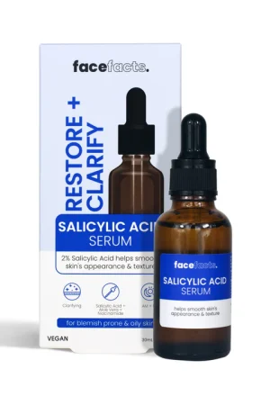 FACE FACTS RESTORE+CLARIFY SALICYLIC ACID SERUM 30ML