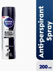 Men Black & White Invisible Original Anti-perspirant Spray For Men 48h - 200ml