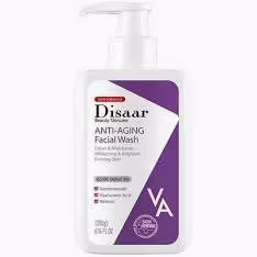 disaar beauty skincare anti aging facial wash 200g