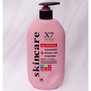 x7 skincare moisturizing body lotion glycolic