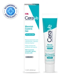 Cerave Blemish Control Gel With Aha & Bha With 3 Essential Ceramide, Glycolic & Lactic Acid - 40ml