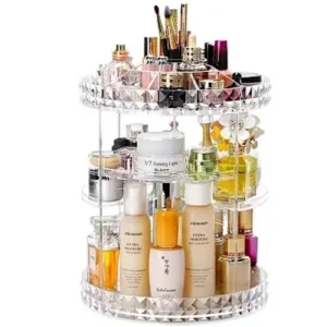 Cosmetics Make Up Organizer - Acrylic Rotating