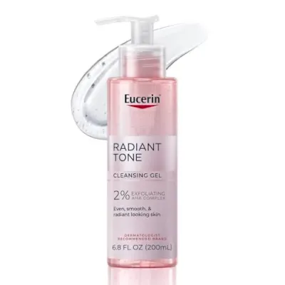 Face Radiant Tone Cleansing Gel - Face Cleanser With Aha Complex - 6.8 Fl Oz