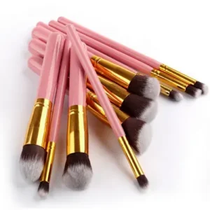 Kabuki Ladies Make Up Brush Set - 10pcs