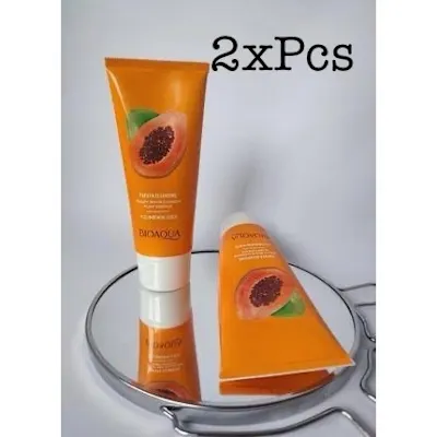Papaya Extract Face Wash Beauty Skin Cleanser -100g Each - 2-pcs