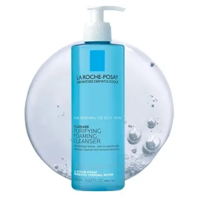Toleriane Purifying Foaming Facial Cleanser - Oil Free Face Wash For Oily Skin - 400ml